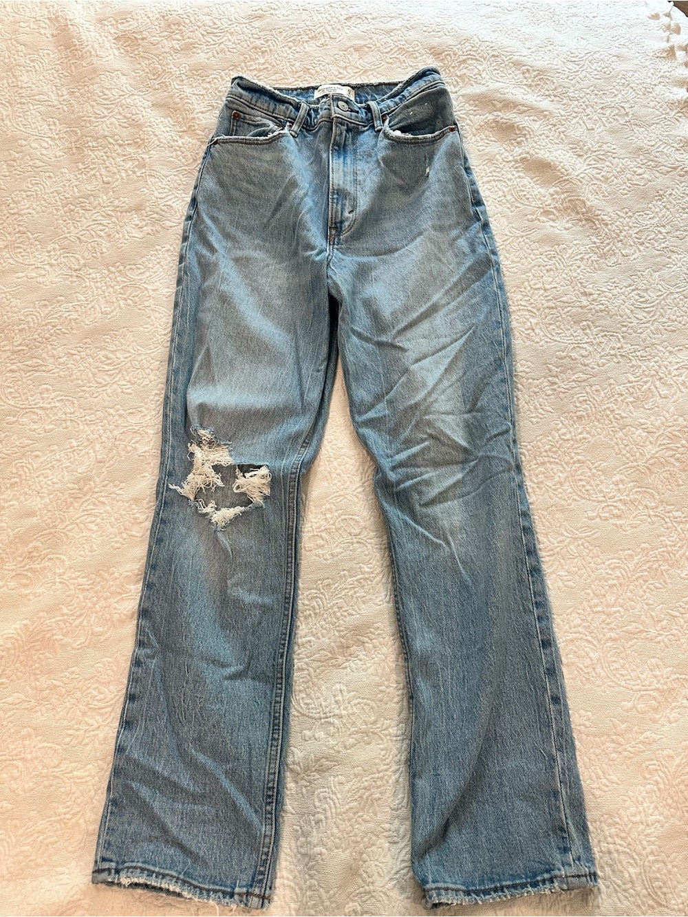 Abercrombie 90s Ultra High-Rise Straight Curve Love